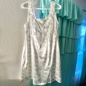 SHEIN+ floral square neck dress